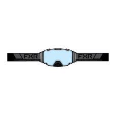 FXR Crossbril Maverick - Roll-Off - Zwart OPS - Clear Lens