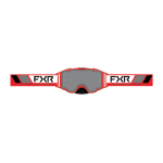 FXR Crossbril Maverick - Rood - Smoke Lens