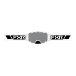 FXR Crossbril Maverick - Wit - Smoke Lens