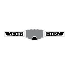 FXR Crossbril Maverick - Wit - Smoke Lens
