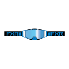FXR Crossbril Pilot - Blauw - Spiegel Lens