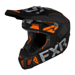 FXR Crosshelm 2022 Clutch Evo - Zwart / Oranje