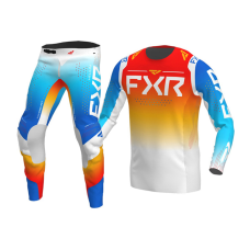 FXR Crosskleding 2022 Helium - Blauw / Tangerine