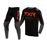 FXR Crosskleding 2022 Off-Road - Zwart / Charcoal / Nuke Rood