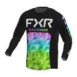 FXR Kinder Cross Shirt 2022 Podium - Acid Rain