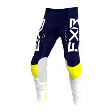 FXR Kinder Crossbroek Clutch Pro - Midnight / Wit / Geel