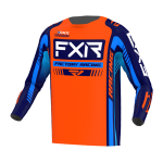 FXR Cross Shirt 2023 Clutch Pro - Oranje / Navy