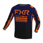 FXR Cross Shirt 2023 Contender - Midnight / Oranje
