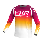 FXR Cross Shirt 2023 Helium - Sangria