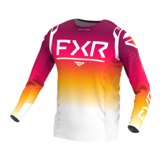 FXR Cross Shirt Helium - Sangria