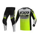 FXR Crosskleding 2023 Clutch - Zwart / Grijs / HiVis