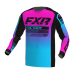 FXR Kinder Crosskleding Clutch Pro - Zwart / Sky / Roze