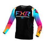FXR Kinder Cross Shirt 2023 Helium - Chromatic