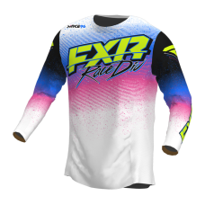 FXR Youth Motocross Jersey Podium - Retro
