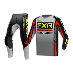 FXR Kinder Crosskleding 2023 Clutch Pro - Grijs / Zwart / HiVis