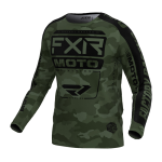 FXR Cross Shirt 2024 Clutch - Camo / Zwart