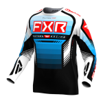 FXR Cross Shirt 2024 Clutch Pro - Blauw / Rood / Zwart