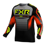 FXR Cross Shirt 2024 Clutch Pro - Grijs / Nuke / HiVis