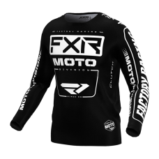 FXR Cross Shirt 2024 Clutch - Zwart / Wit
