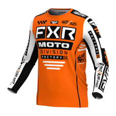FXR Cross Shirt 2024 Podium Gladiator - Oranje / Wit