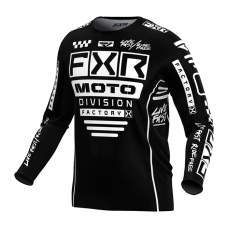 FXR Cross Shirt 2024 Podium Gladiator - Zwart / Wit