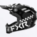 FXR Crosshelm Clutch Gladiator - Zwart / Wit