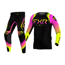 FXR Youth Motocross Gear 2024 Helium - Pink Lemonade