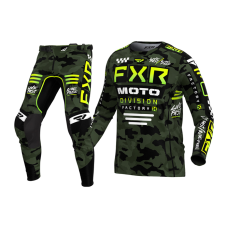 FXR Youth Motocross Gear 2024 Podium - Camo