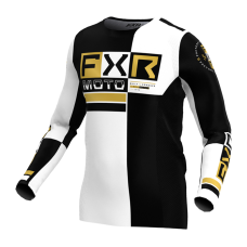 FXR Cross Shirt 2024.5 Podium Battalion - Wit / Zwart