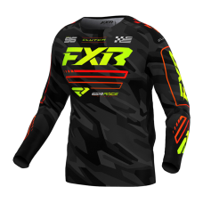 FXR Cross Shirt 2025 Clutch - Nuke / HiVis / Camo