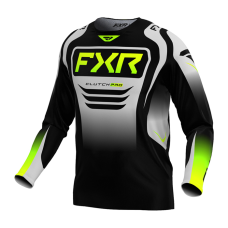 FXR Cross Shirt 2025 Clutch Pro - Zwart / Grijs / HiVis
