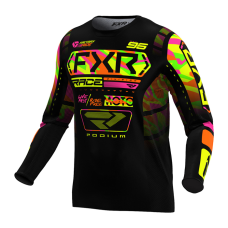 FXR Cross Shirt 2025 Podium - Sherbet Camo