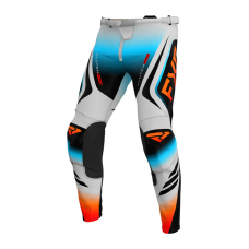 FXR Motocross Pant 2025 Clutch Pro - Grey / Sky / Orange
