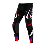 FXR Crossbroek 2025 Clutch Pro - Zwart / Rood / Paars