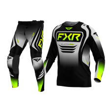 FXR Motocross Gear 2025 Clutch Pro - Black / Grey / HiVis