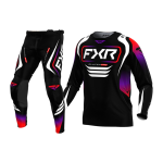 FXR Crosskleding 2025 Clutch Pro - Zwart / Rood / Paars