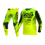 FXR Kinder Crosskleding 2025 Podium - HiVis / Lime / Zwart