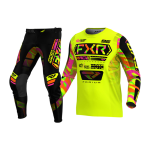 FXR Kinder Crosskleding 2025 Podium - HiVis / Sherbet Camo