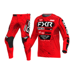 FXR Kinder Crosskleding 2025 Podium - Rood / Zwart