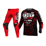 FXR Kinder Crosskleding 2025 Podium - Zwart / Rood