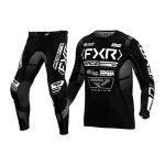 FXR Kinder Crosskleding 2025 Podium - Zwart / Wit