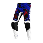FXR Mini Crossbroek 2025 Clutch - Blauw Camo / Rood