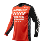 Fasthouse Cross Shirt 2021 Grindhouse Alpha - Rood / Zwart