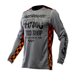 Fasthouse Cross Shirt 2021 Grindhouse Brute - Grijs / Zwart