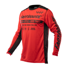 Fasthouse Cross Shirt 2021 Grindhouse Domingo - Rood