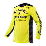 Fasthouse Cross Shirt 2021 Originals Air Cooled - High Viz / Zwart