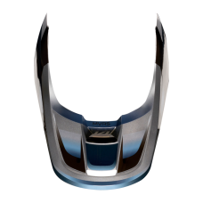 Fox Helmet Visor V1 Motif - Blue / Grey