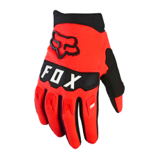 Fox Youth Motocross Gloves 2025 Dirtpaw - Flo Red