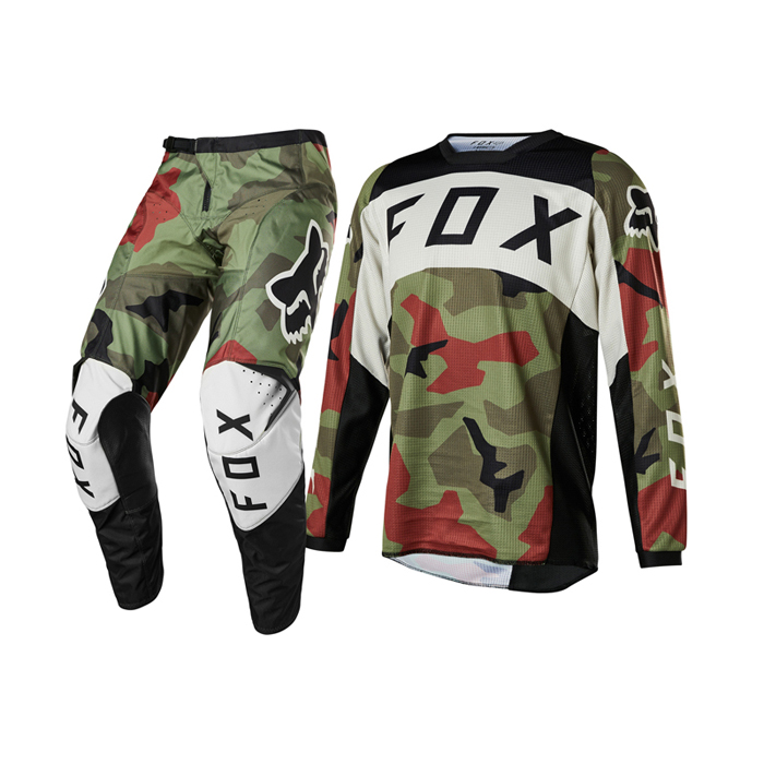 Fox Kinder Crosskleding 2022 180 Bnkr Groen Camo