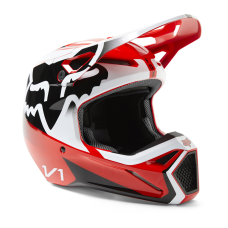 Fox Motocross Helmet V1 Leed - Fluo Red
